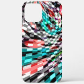 赤と青の色の下のツイストチェス、パノラマ Case-Mate iPhoneケース (裏面)