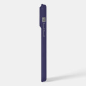 赤と青の花のブーケの優雅な水彩画 iPhoneケース (左側面)