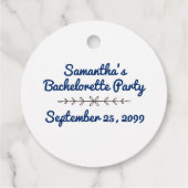 赤と青の花嫁の最後の騎乗お礼札 フェイバータグ (裏面)