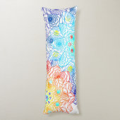 赤と青の花 ボディピロー (裏面 (縦))