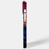 赤と青の複雑な接続線 Case-Mate iPhoneケース (裏面 / 左)