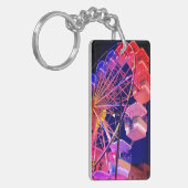 赤と青の観覧車 キーホルダー (正面左)
