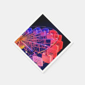 赤と青の観覧車 スタンダードカクテルナプキン (角)