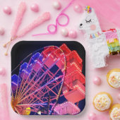 赤と青の観覧車 ペーパープレート (パーティー)