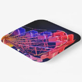 赤と青の観覧車 ペーパープレート (傾斜あり)