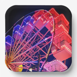 赤と青の観覧車 ペーパープレート
