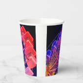 赤と青の観覧車 紙コップ (左)