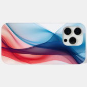 赤と青の透明型枠 Case-Mate iPhoneケース (裏面 (横))