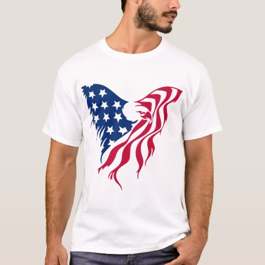 赤と青の鷲 Tシャツ (正面)