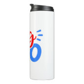 赤と青のBIG BRO タンブラー (回転右)