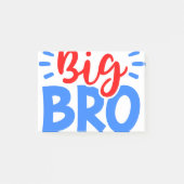 赤と青のBIG BRO ポストイット (正面)