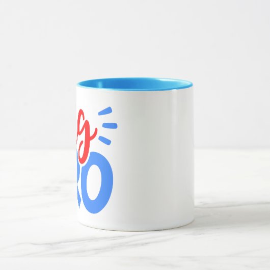 赤と青のBIG BRO マグカップ (中央)