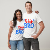 赤と青のBIG BRO Tシャツ (ユニセックス)