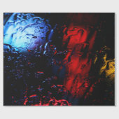 赤と青のLEDランプ ラッピングペーパー (フラット)