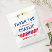 赤と青のTopOne誕生日ありがとう フェイバーバッグ (封をした状態)