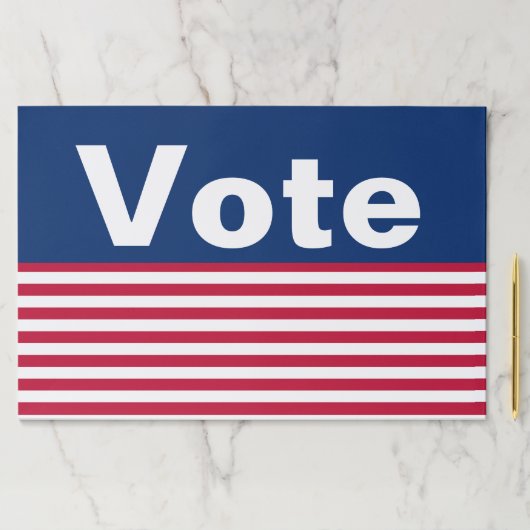 赤と青をで表ストライプ示 ペーパーパッド (インサイチュ)