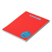 赤と青ブルーベリー ノートパッド (回転)