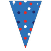 赤と青7月4日 バンティングフラッグ (第1の旗)