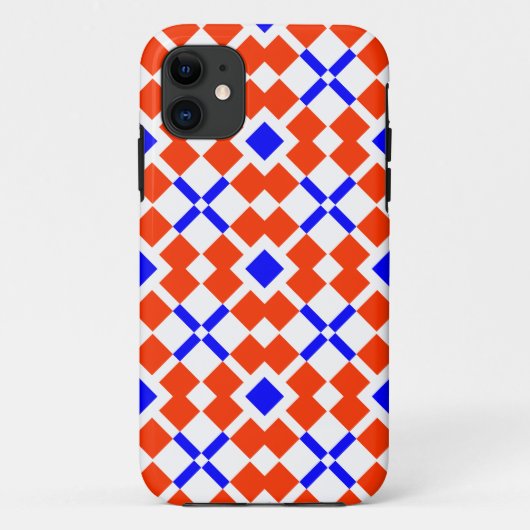 赤と青、そのザクセン風 Case-Mate iPhoneケース (裏面)