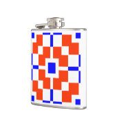 赤と青、ザクソニアン フラスク (左)