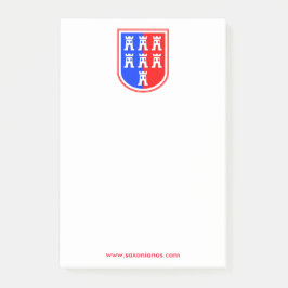 赤と青、ザクソニアン ポストイット