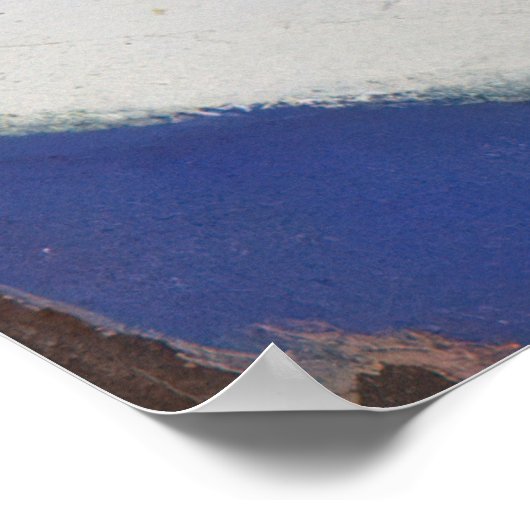 赤と青 ポスター (角)