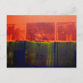 赤と青 ポストカード (正面)