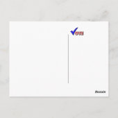 赤と青 ポストカード (裏面)