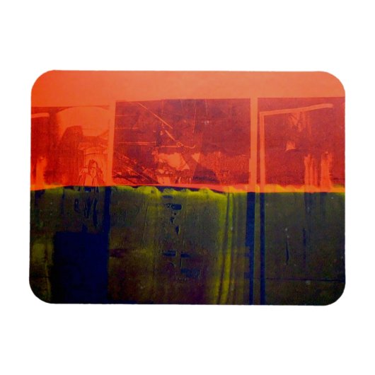 赤と青 マグネット (横)