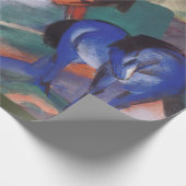 赤と青 ラッピングペーパー (角)