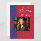 赤と青 招待状 (正面/裏面)