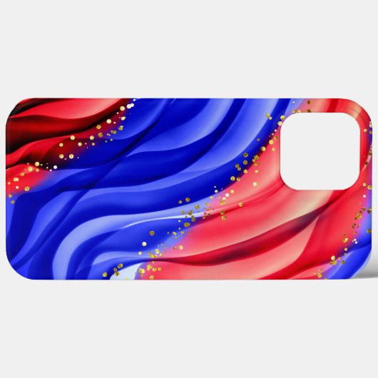 赤と青 Case-Mate iPhoneケース (裏面 (横))