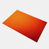 赤と黄の抽象画 ドアマット (アングル)