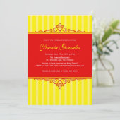 赤と黄の招待状 招待状 (スタンド正面)