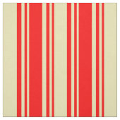 赤と黄の色の線 ファブリック (見本)
