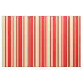 赤と黄の色の線 ファブリック (ファットクウォーター)