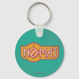 赤と黄のNO-MAJ™バッジ キーホルダー