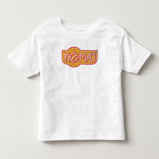 赤と黄のNO-MAJ™バッジ トドラーTシャツ (正面)