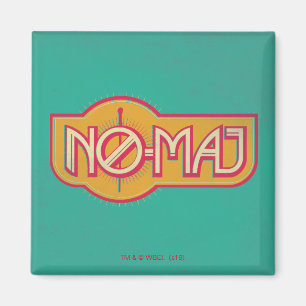 赤と黄のNO-MAJ™バッジ マグネット