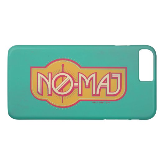 赤と黄のNO-MAJ™バッジ Case-Mate iPhoneケース (裏面(横))