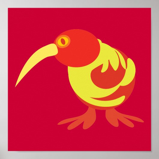 赤と黄キウイ ポスター (正面)