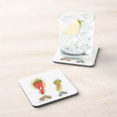 赤と黄ペッパーのコースター コースター (右側)