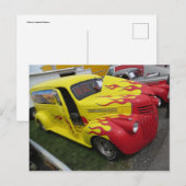 赤と黄改造色 ポストカード (正面/裏面)