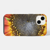 赤と黄色のひまわり iPhoneケース (裏面横)