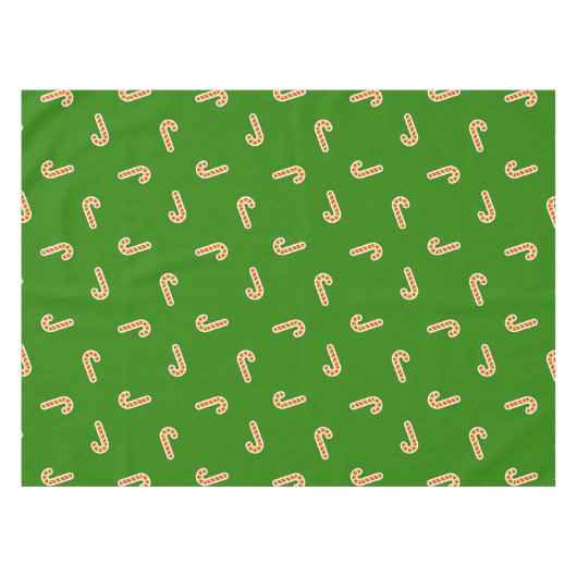 赤と黄色のキャンディーは緑 テーブルクロス (正面(横))