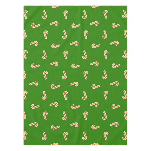 赤と黄色のキャンディーは緑 テーブルクロス (正面)