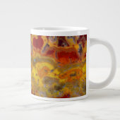 赤と黄色のクレイロアジャスパー ジャンボコーヒーマグカップ (右)