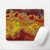 赤と黄色のクレイロアジャスパー マウスパッド (マウス)