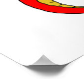 赤と黄色のサラマンダー ポスター (角)