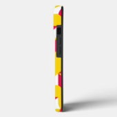 赤と黄色のジオメトリパターン形状 Case-Mate iPhoneケース (裏面 / 左)